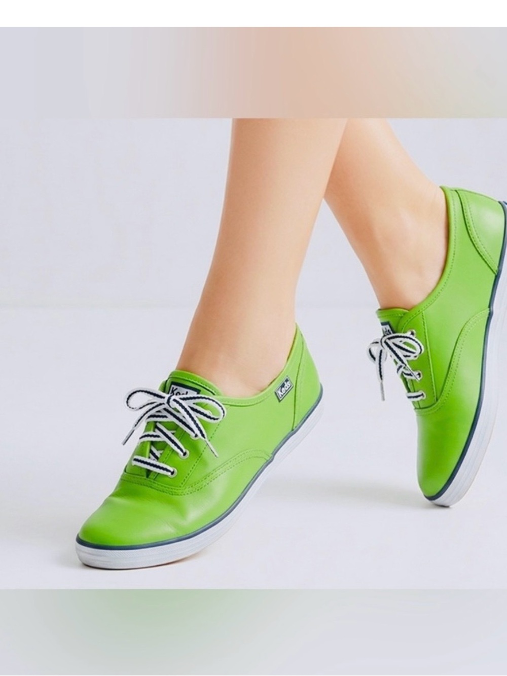 Keds Women’s Rubberized Green/Navy Puddle Jumper Low Top Lace Up Sneaker Size 9 - Picture 14 of 14